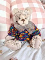 Load image into Gallery viewer, Teddy Sized Personalised Hand Knitted Jumper
