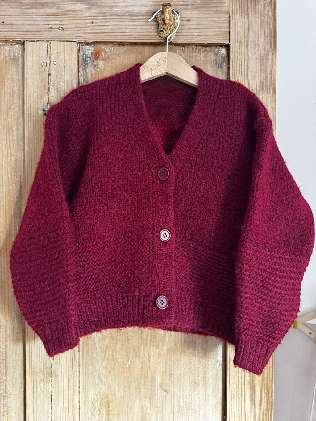Personalised Christmas Initial Hand Embroidered Cardigan