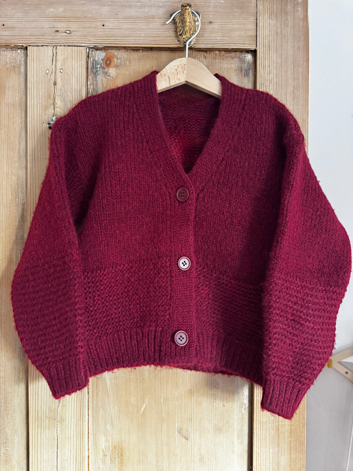 Personalised Christmas Initial Hand Embroidered Cardigan