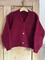 Load image into Gallery viewer, Personalised Christmas Initial Hand Embroidered Cardigan
