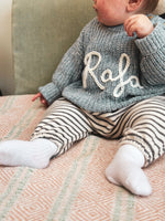 Load image into Gallery viewer, Speckled Blue Personalised Name Sweater
