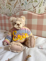 Load image into Gallery viewer, Teddy Sized Personalised Hand Knitted Jumper
