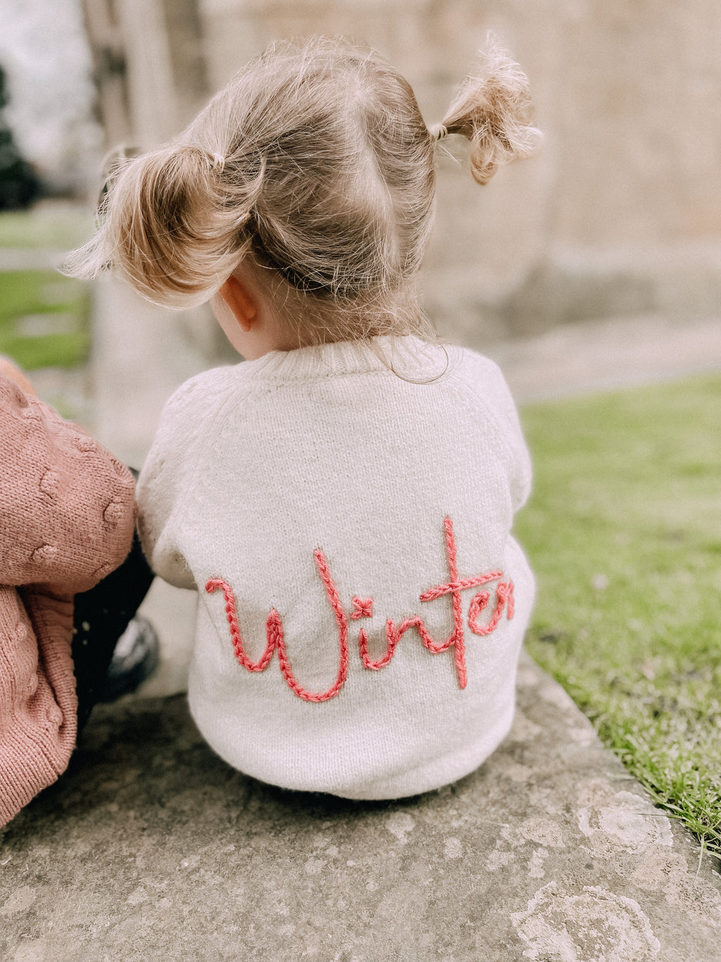 Send In Service - Personalised Hand Embroidered Name On Your Own Knitted Item
