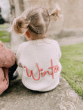 Send In Service - Personalised Hand Embroidered Name On Your Own Knitted Item