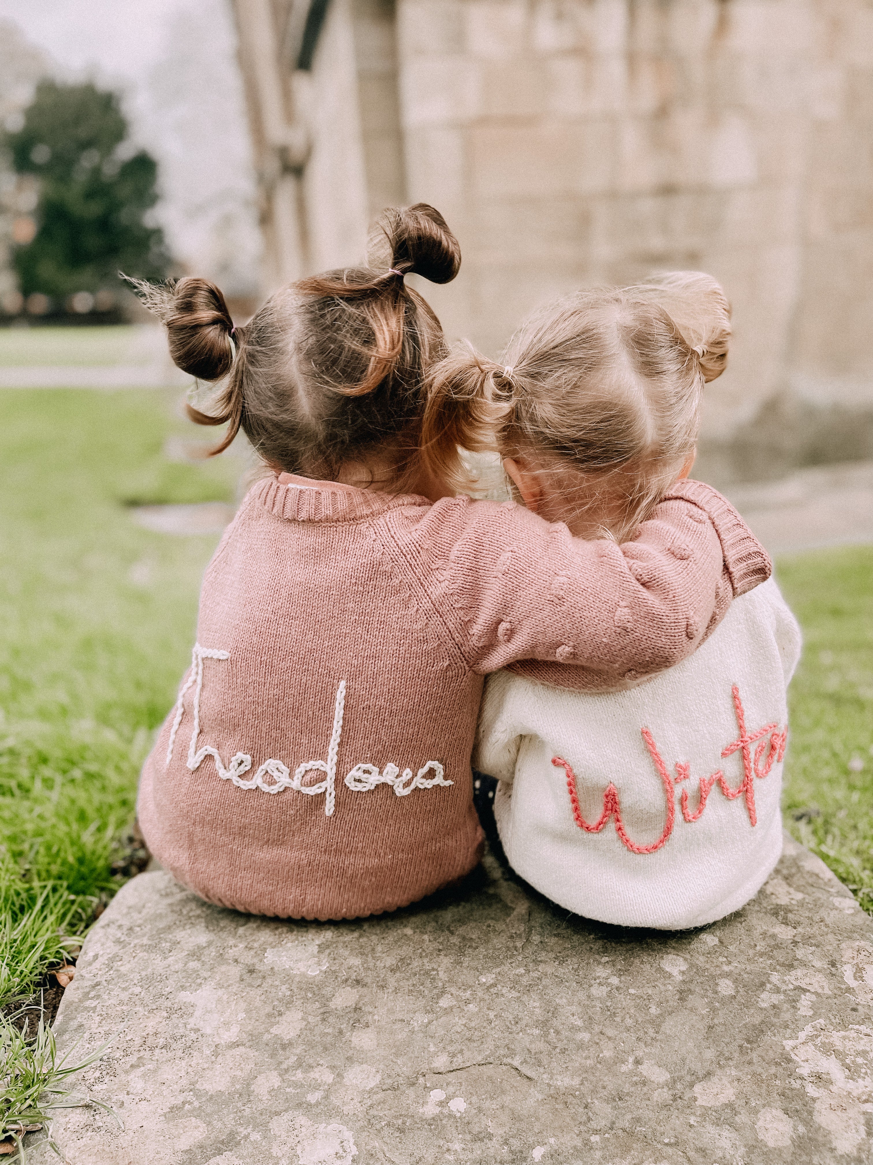 Personalised Soft White Heart Hand Embroidered Cardigan