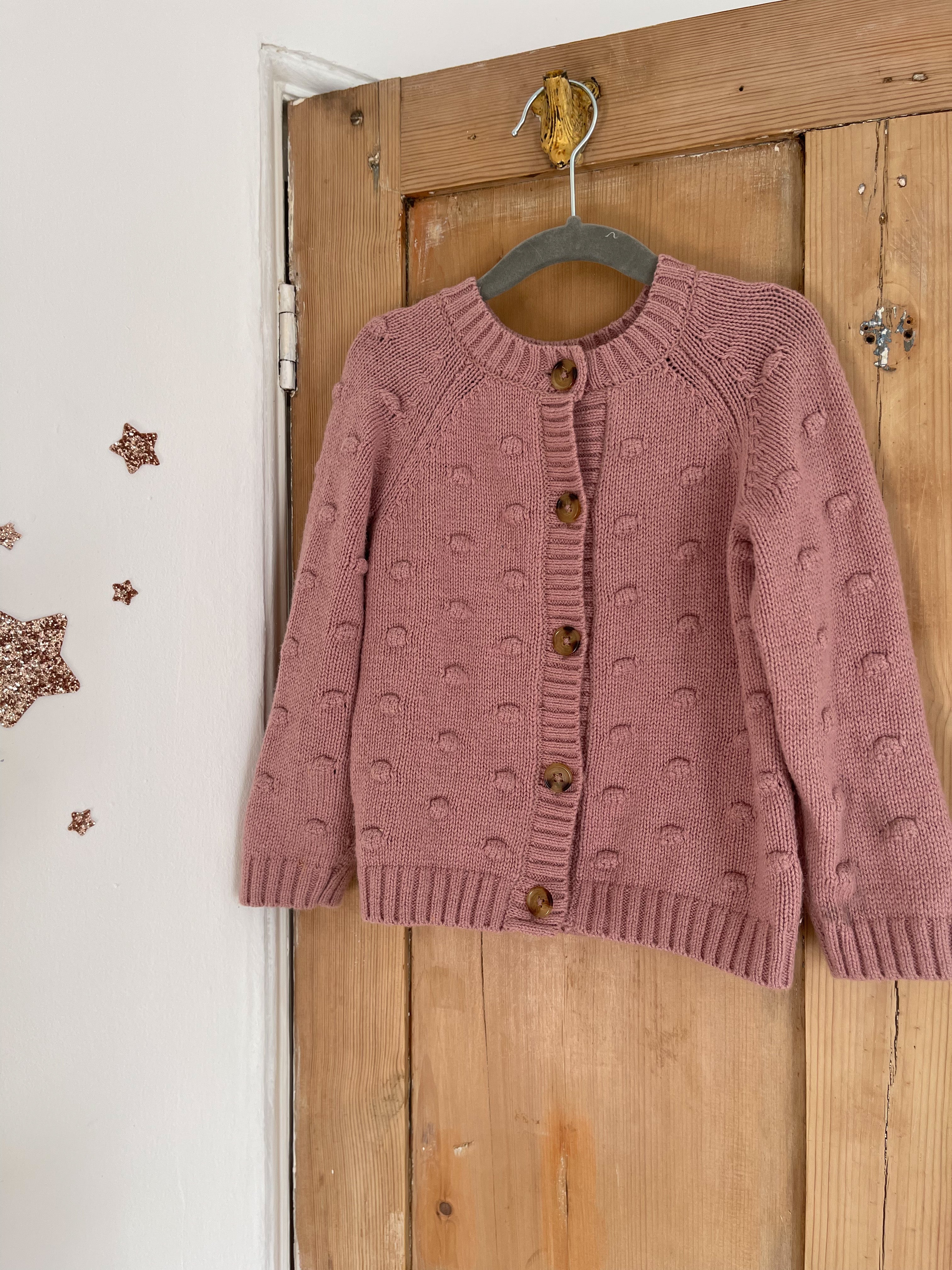 Personalised Rose Hand Embroidered Cardigan