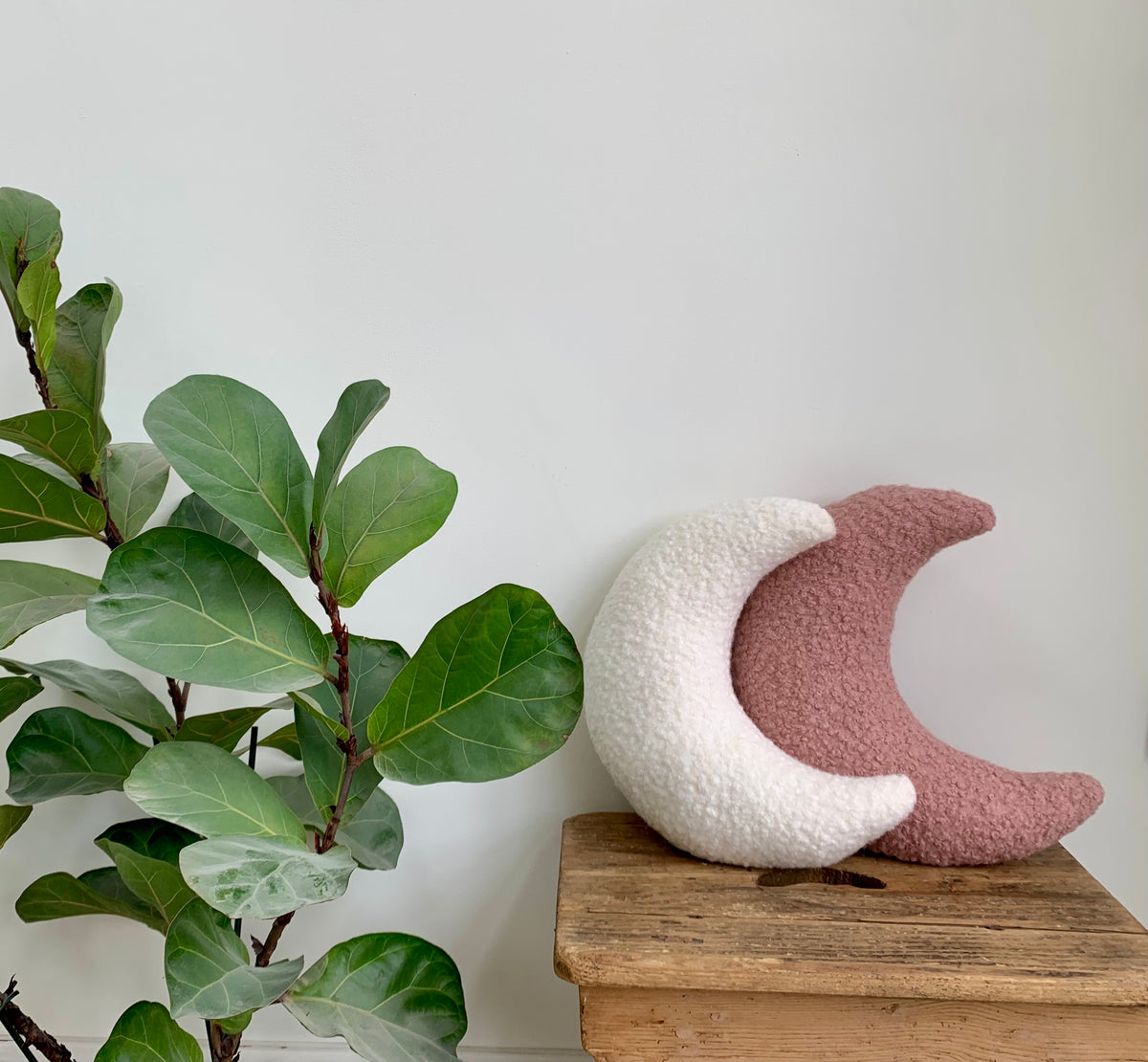 Boucle Moon Cushion