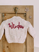 Load image into Gallery viewer, Send In Service - Personalised Hand Embroidered Name On Your Own Knitted Item
