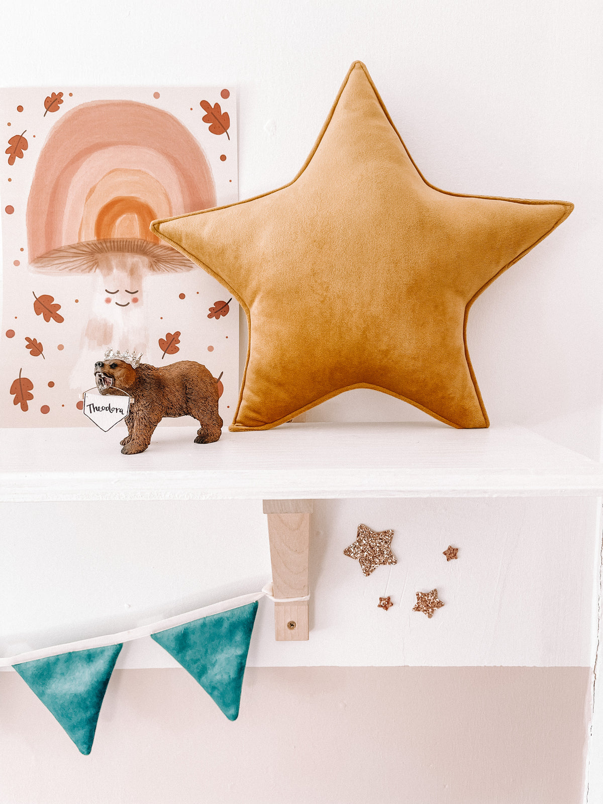 Velvet Star Cushion