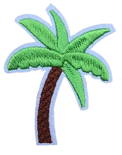 Palm Tree Patch 6.8 X 5.5cm