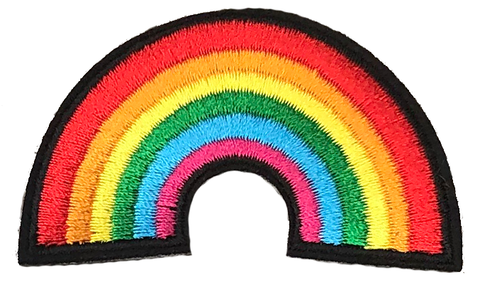 Rainbow Patch 7 X 4cm