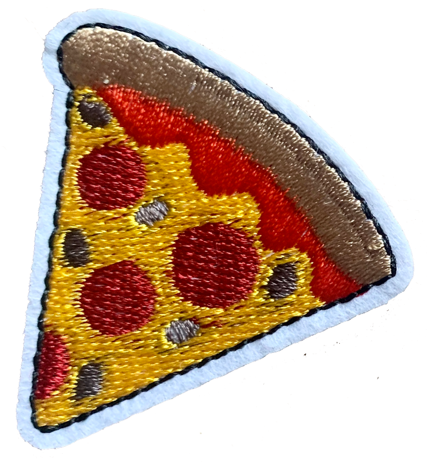 Pizza Slice Patch 5.2 X 5cm
